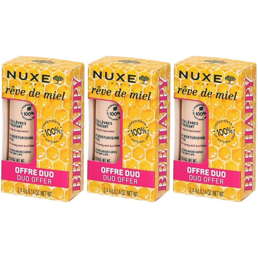 Nuxe Rêve de Miel Stick Lèvres Hydratant DUO