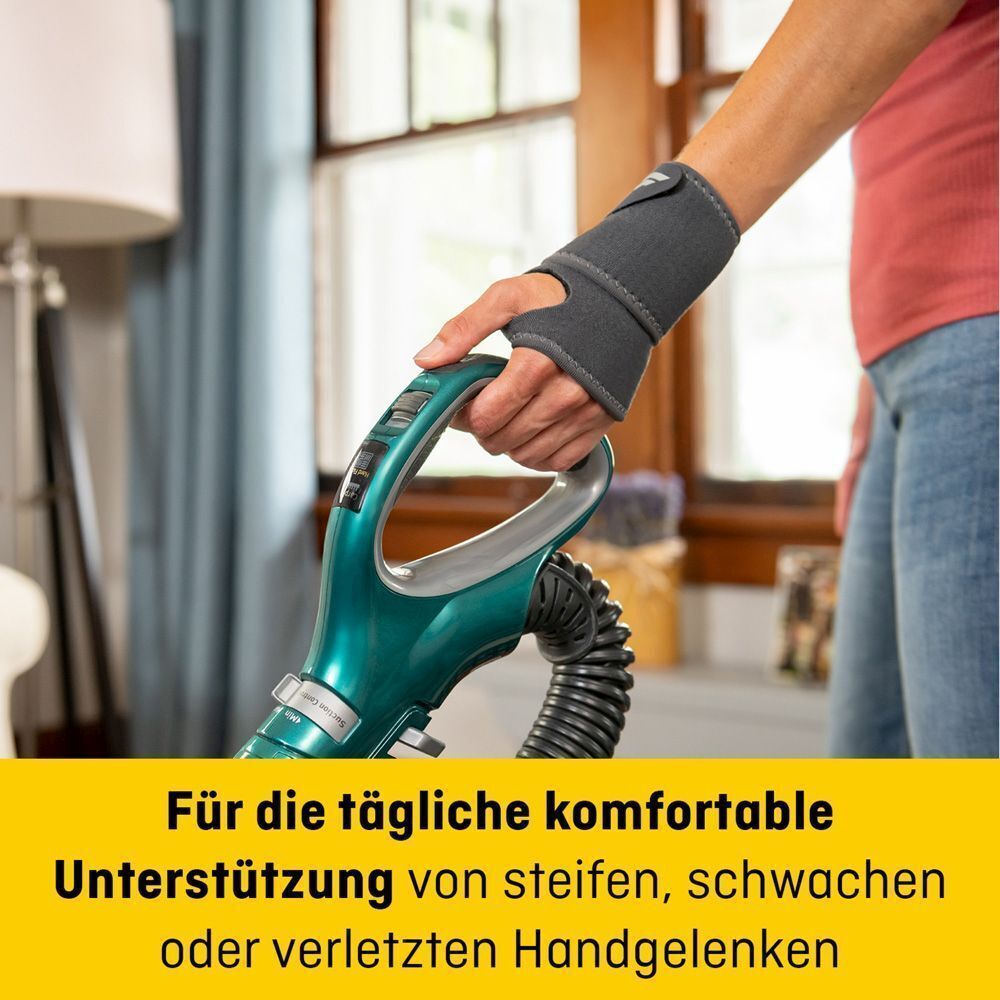 Bandage de poignet Futuro Comfort Fit utilisé pour l'aspirateur.