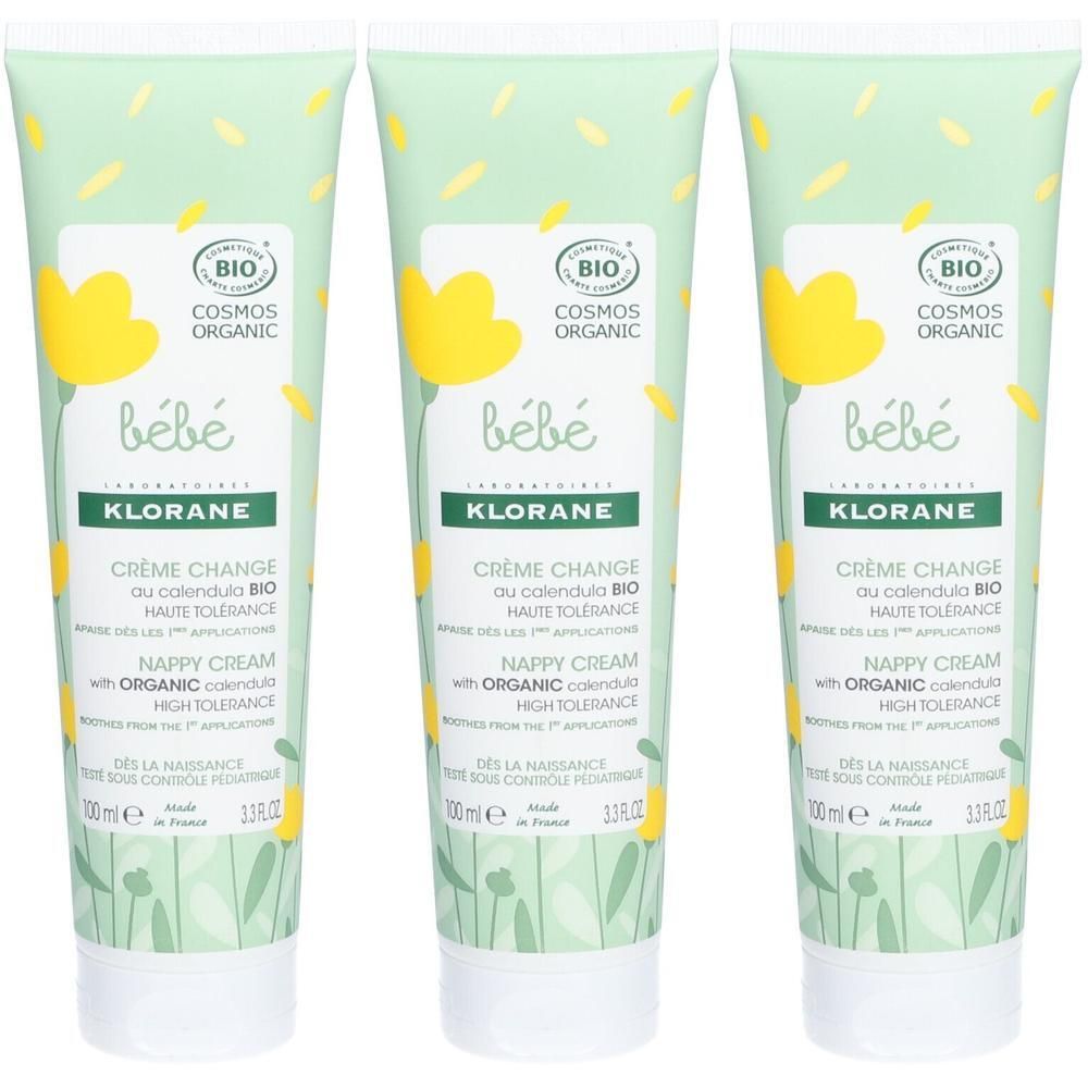 Klorane Baby BIO Calendula Luier crème | Kalmerend | Hoge tolerantie