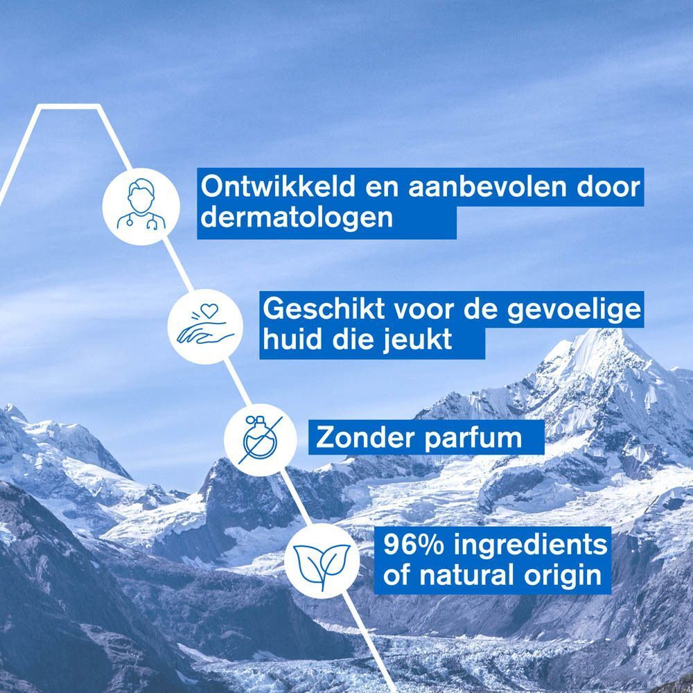Uriage Pruriced Gel Frais Apaisant: Ontwikkeld door dermatologen, zonder parfum.