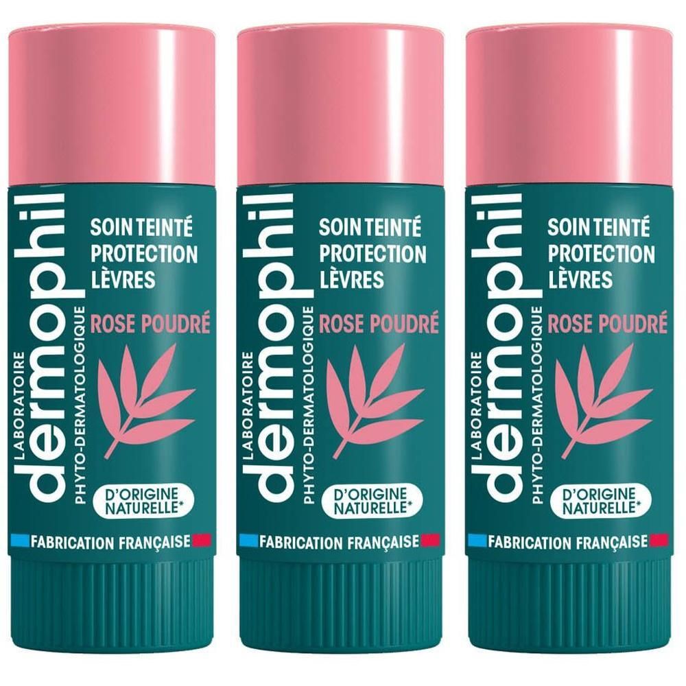Dermophil Soin Lèvres Hydratant Rose Poudre