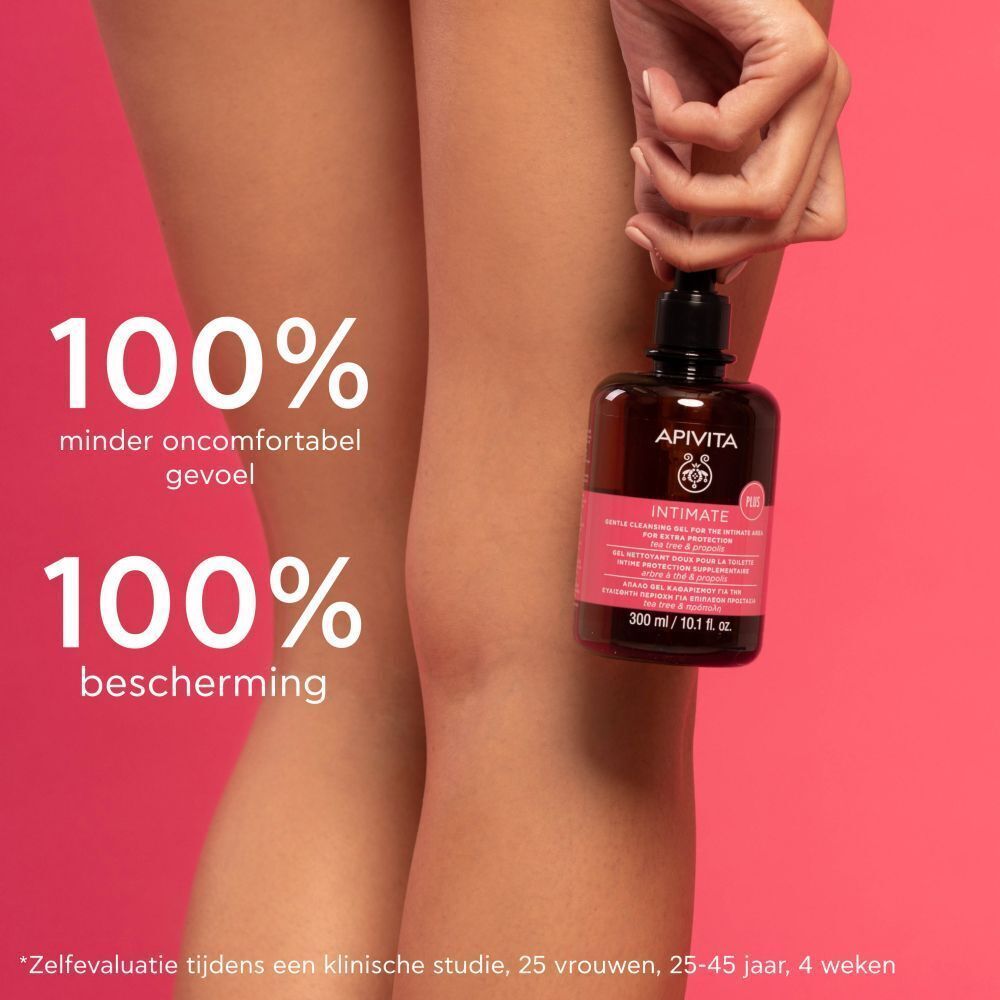 Apivita Intimate reinigingsgel, 100% recyclebaar, 50% gerecycled.