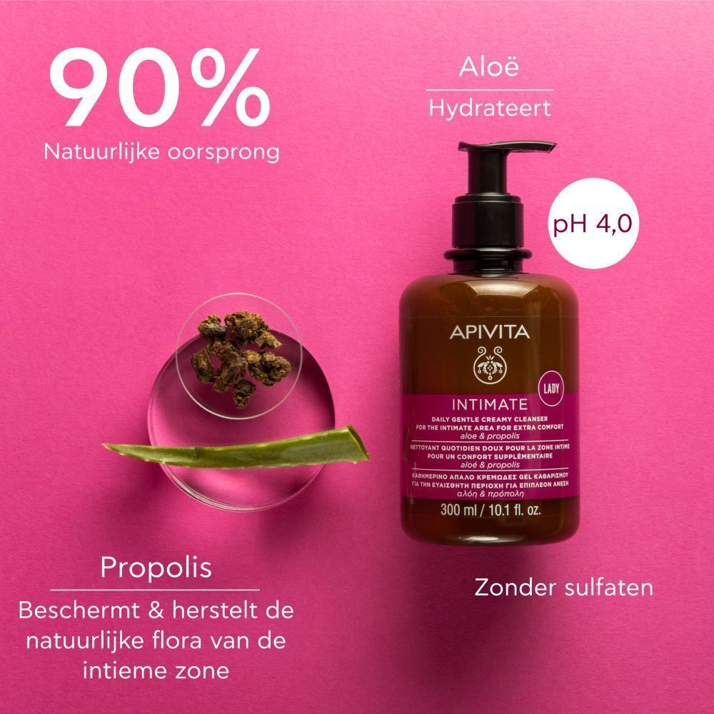APIVITA Milde Reinigingsgel, met Aloë Vera en Propolis.