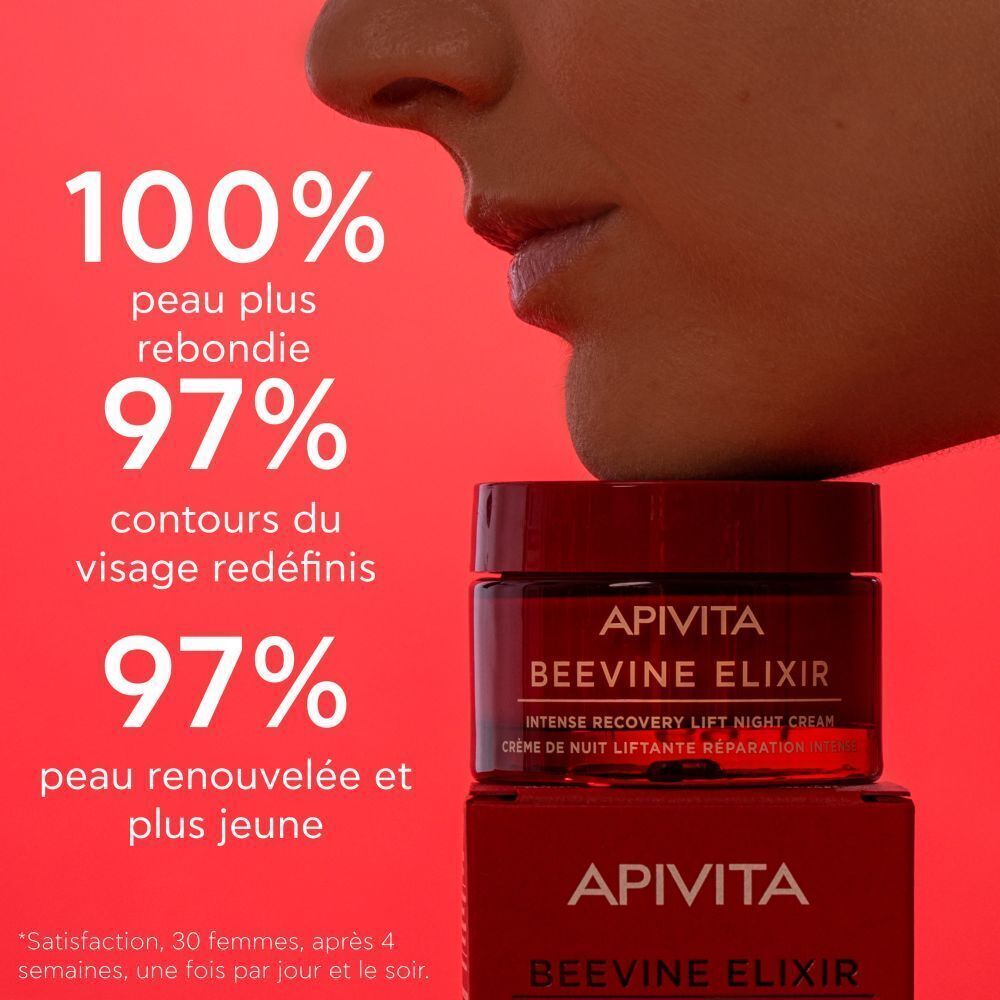 Apivita Beevine Elixir Crème de Nuit Liftante Réparation Intense