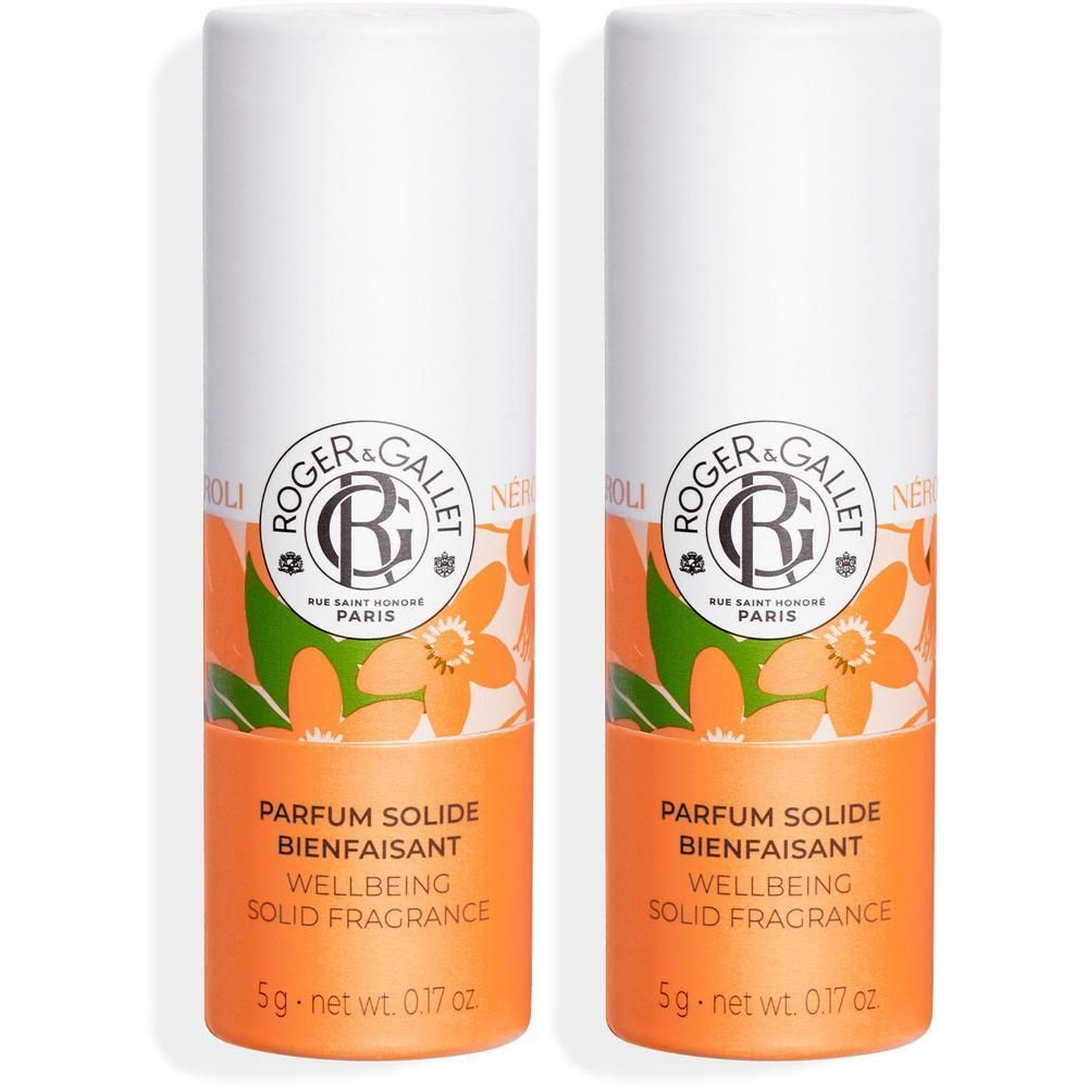 Deux parfums solides Roger&Gallet Néroli, 5g.