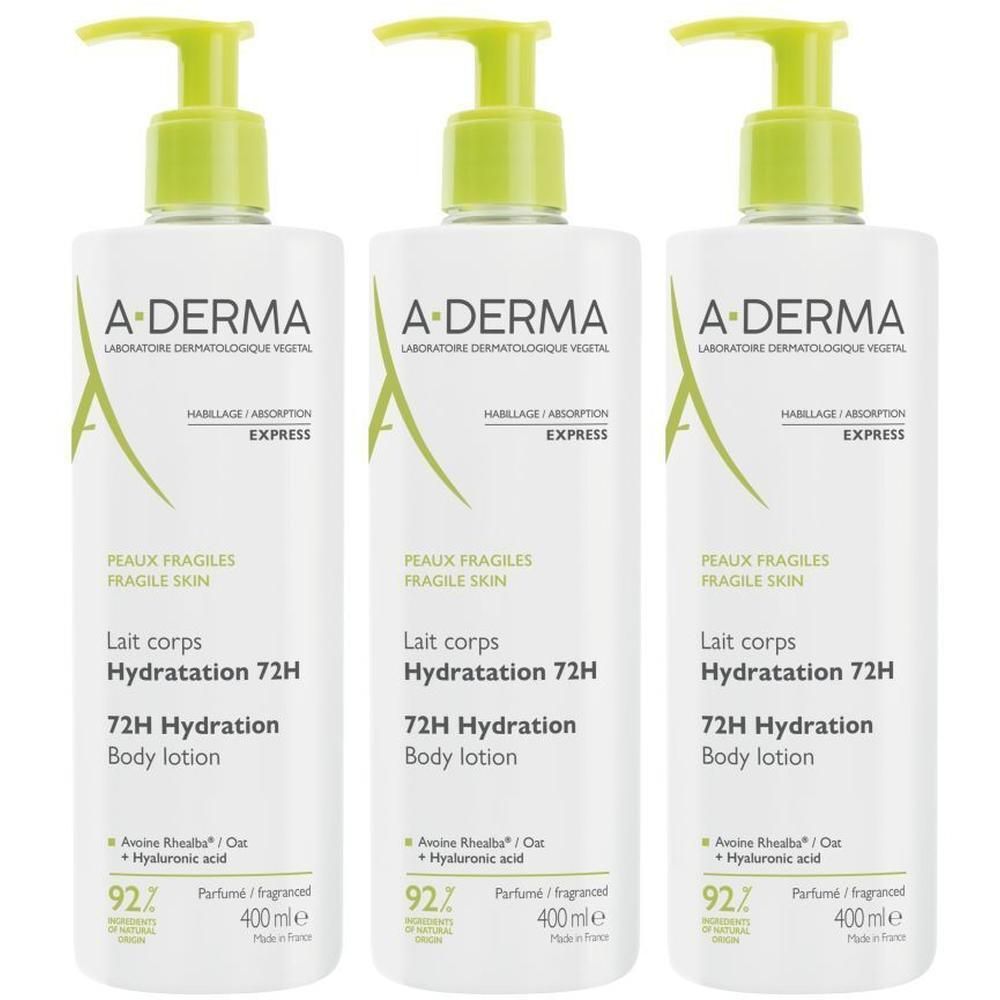 A-Derma Hydraterende Bodylotion 72 uur
