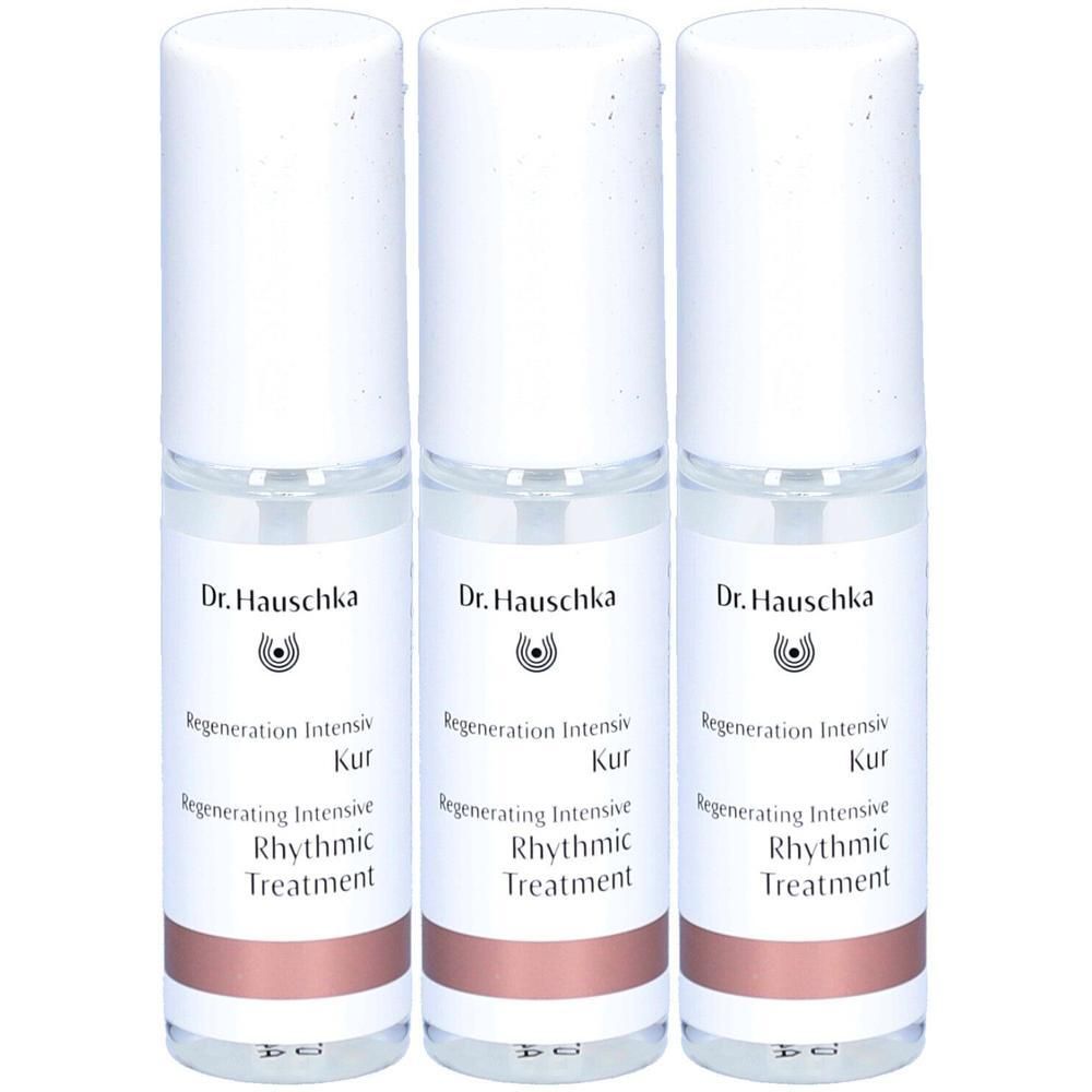 Trois flacons Dr. Hauschka Cure Régénérante.