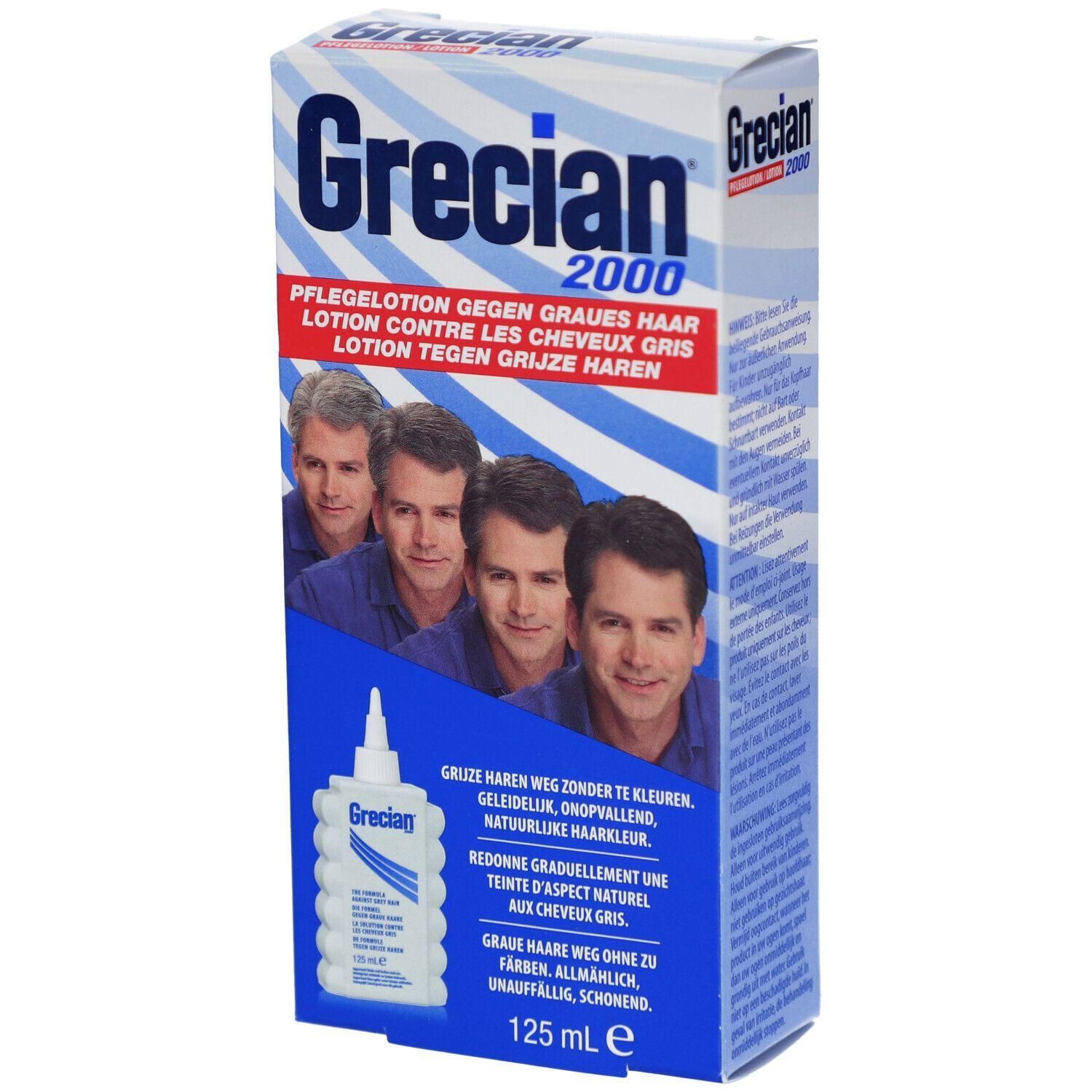 Grecian 2000 Lotion tegen grijs haar, flesje van 125 ml.