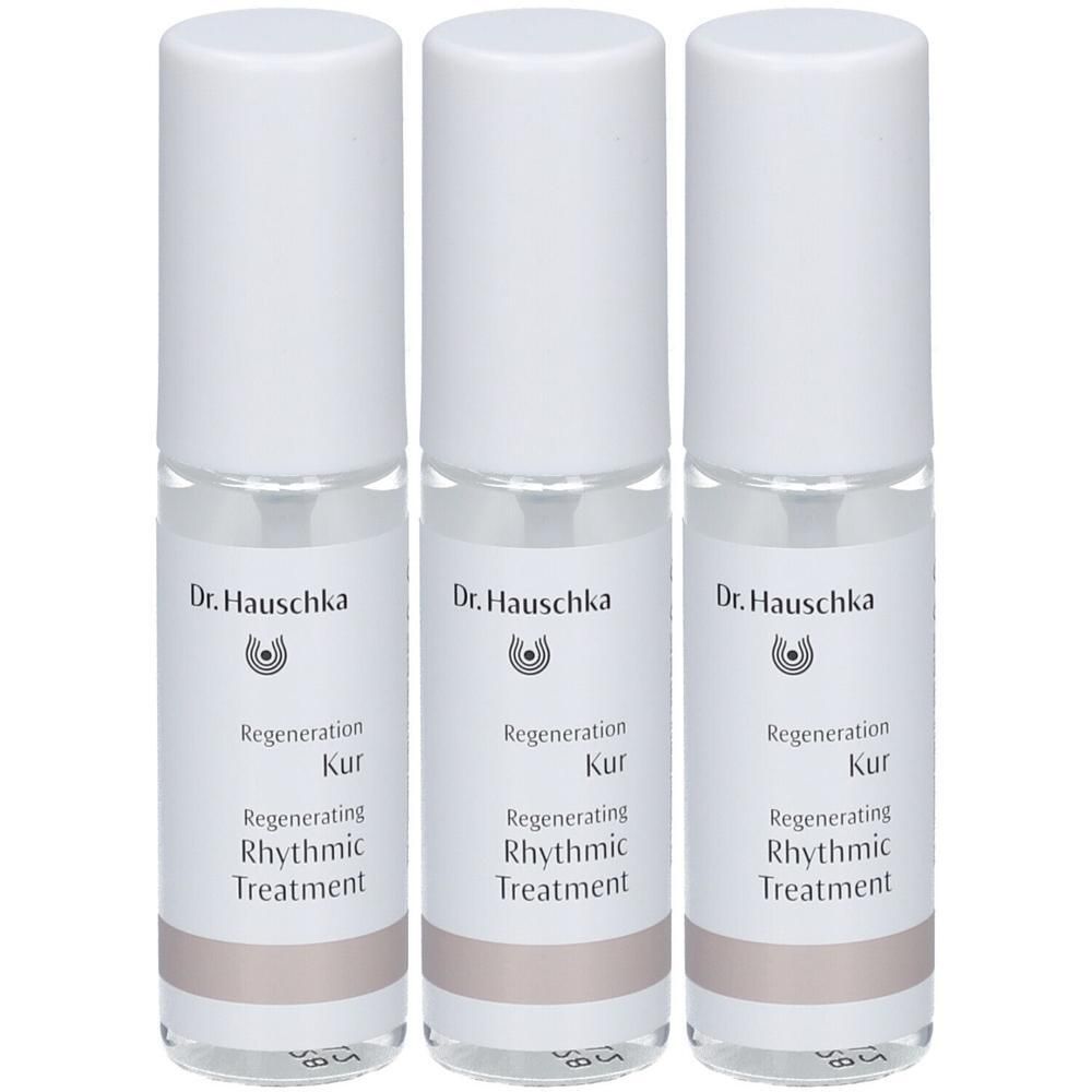Trois flacons Dr. Hauschka Cure Rythmique Régénérante.