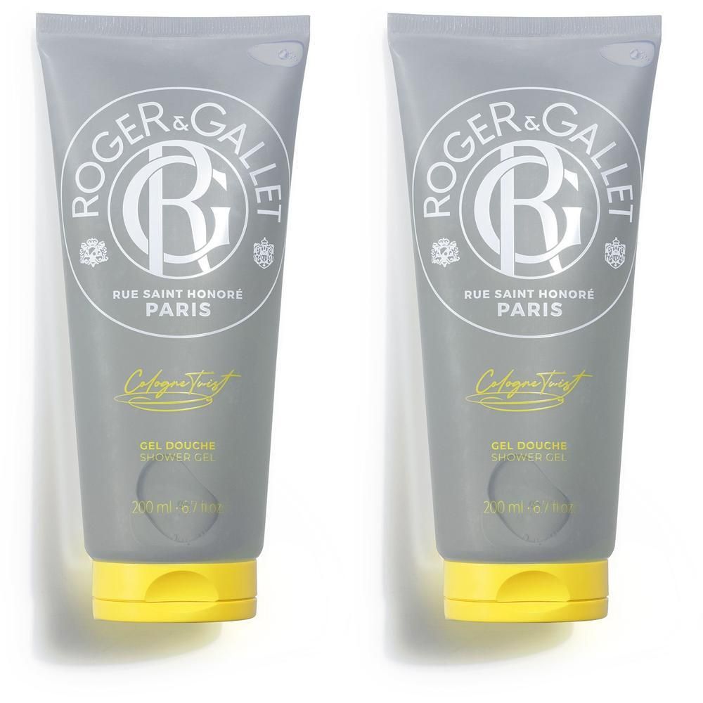 Twee tubes douchegel van Roger & Gallet, "Cologne Twist".