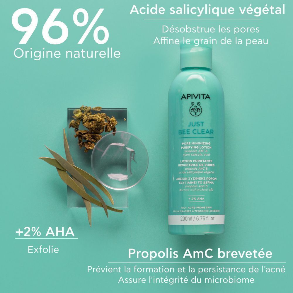 Apivita Just Bee Clear Lotion Purifiante Réductrice de Pores