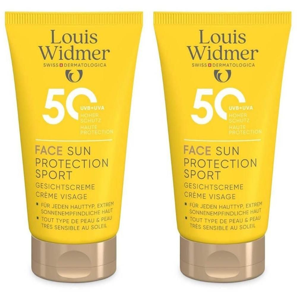 Louis Widmer Face Sun Protection Sport SPF50 Légèrement Parfumé