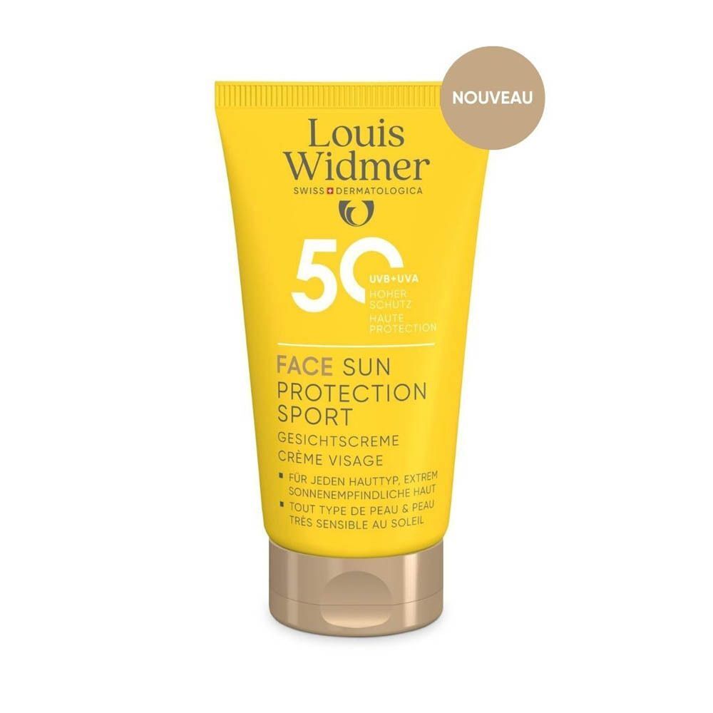 Louis Widmer Face Sun Protection Sport SPF50 Légèrement Parfumé