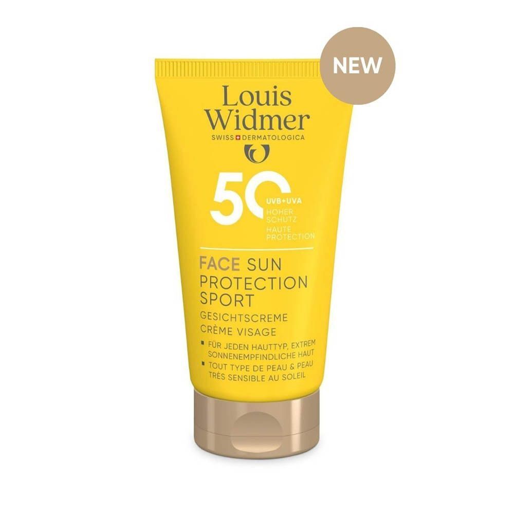 Louis Widmer Face Protection Sport SPF50 Licht Geparfumeerd