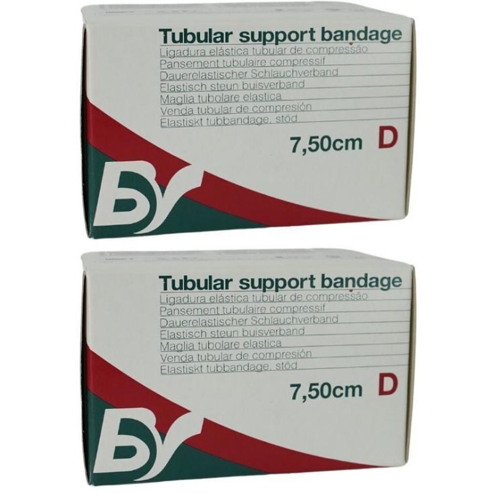 Deux paquets de BV Pansement Tubulaire Compressif 7,50 cm.