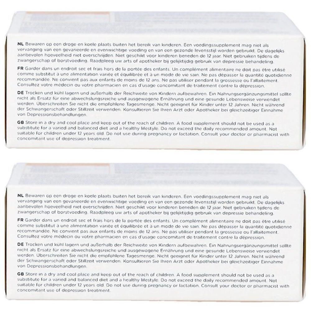 Verpakking met waarschuwingen en gebruiksinstructies in meerdere talen.