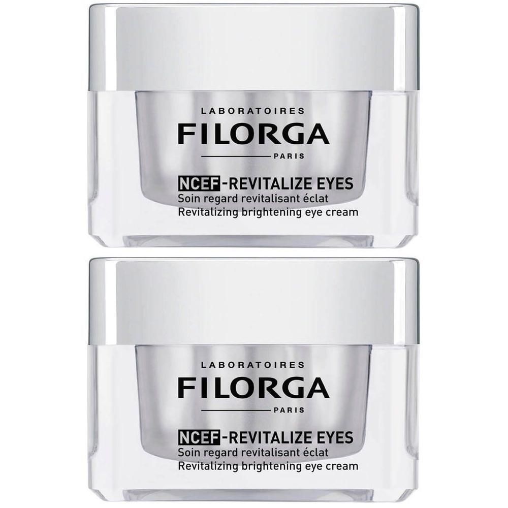 Twee potjes Filorga NCEF-REVITALIZE EYES oogcrème.