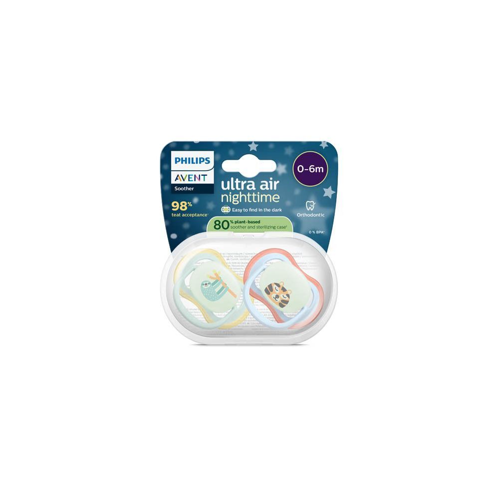 Emballage pour sucettes Philips Avent Ultra Air Nighttime, 0-6m.