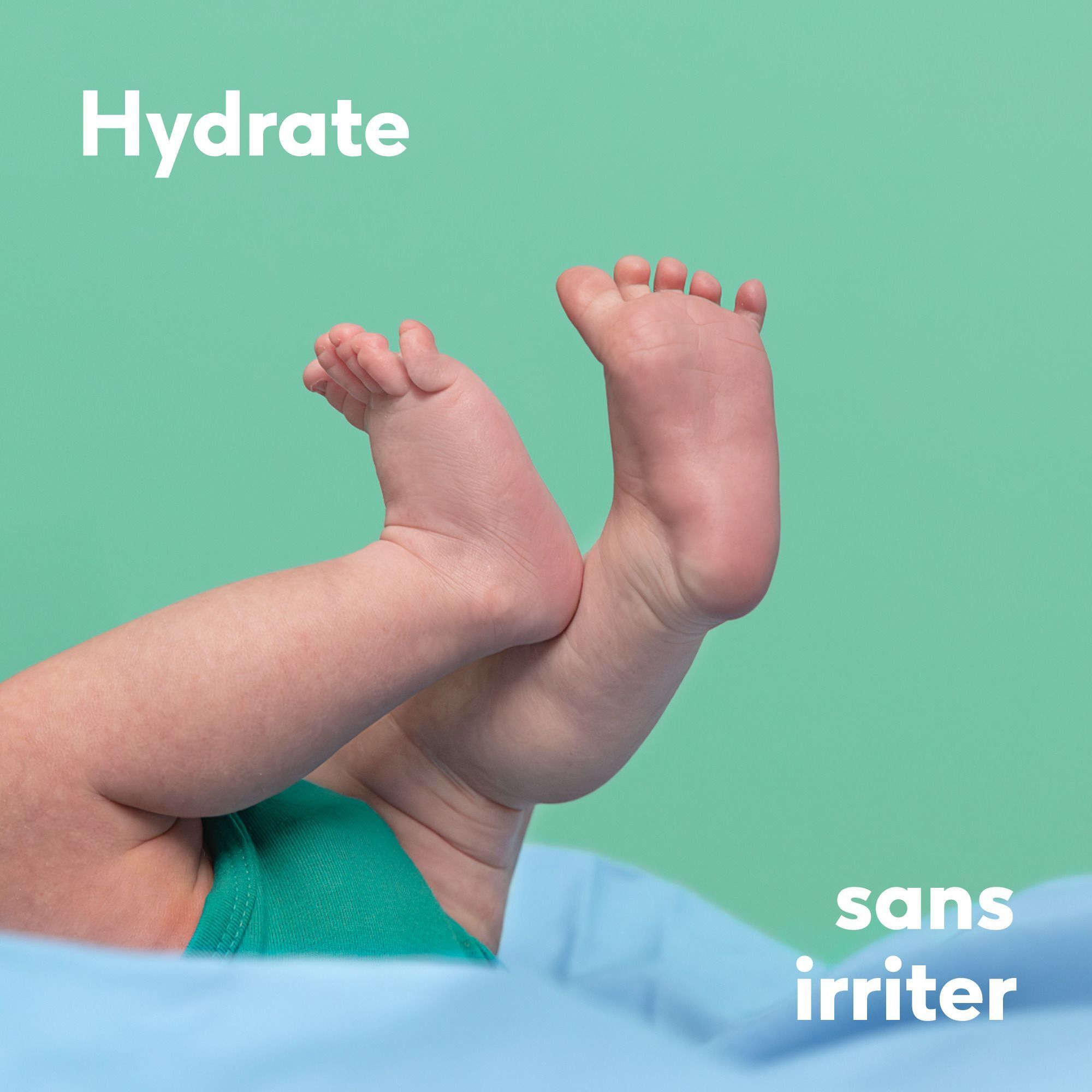 Trois produits : Huile de bain, Crème au zinc et Huile pour bébé Naïf. 0% microplastiques, 0% alcool.