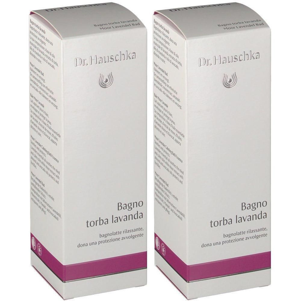 Deux boîtes de bain Dr. Hauschka Moor Lavande.