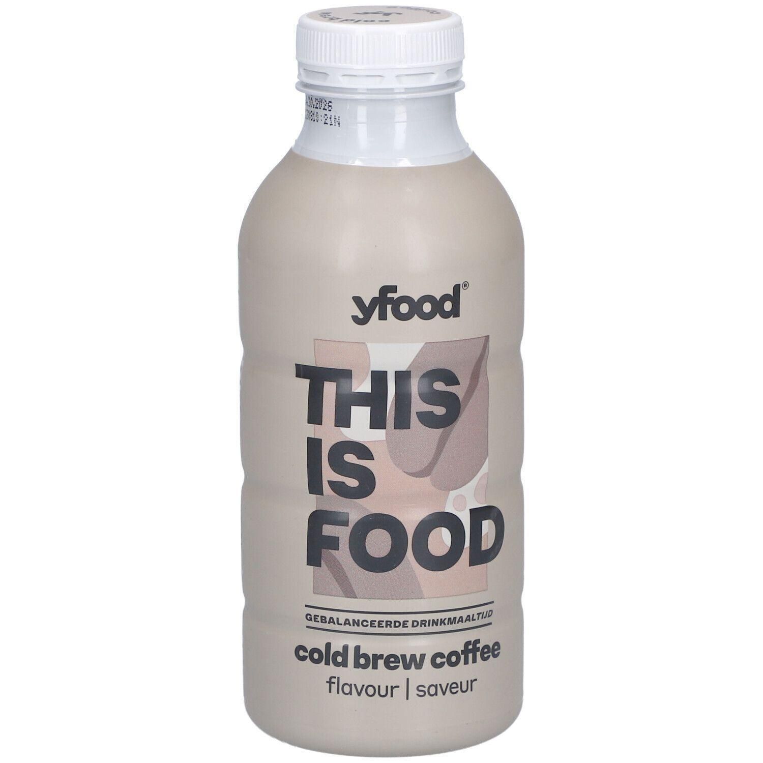 Yfood drankje in fles, Cold Brew Coffee smaak.