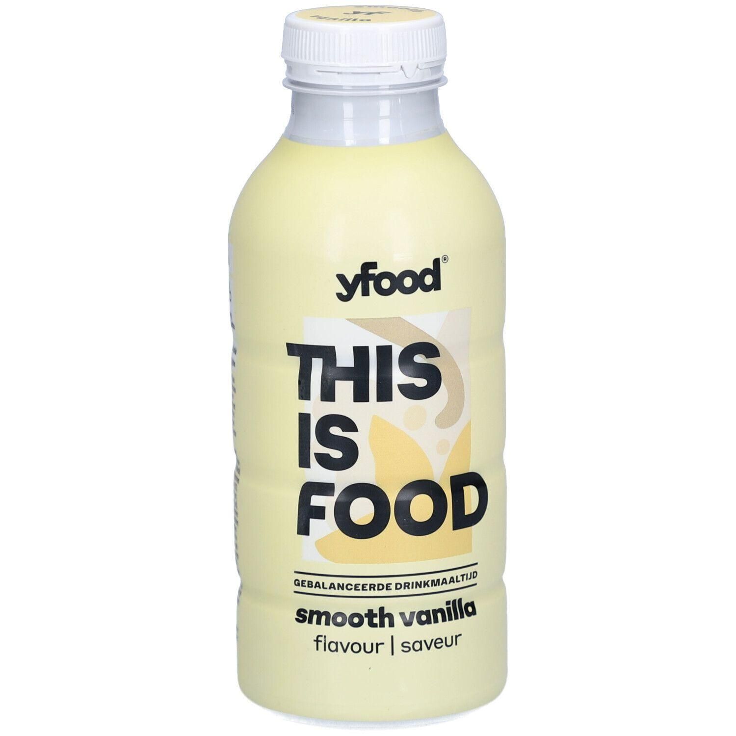 Boisson Yfood "This Is Food" Smooth Vanilla en bouteille.