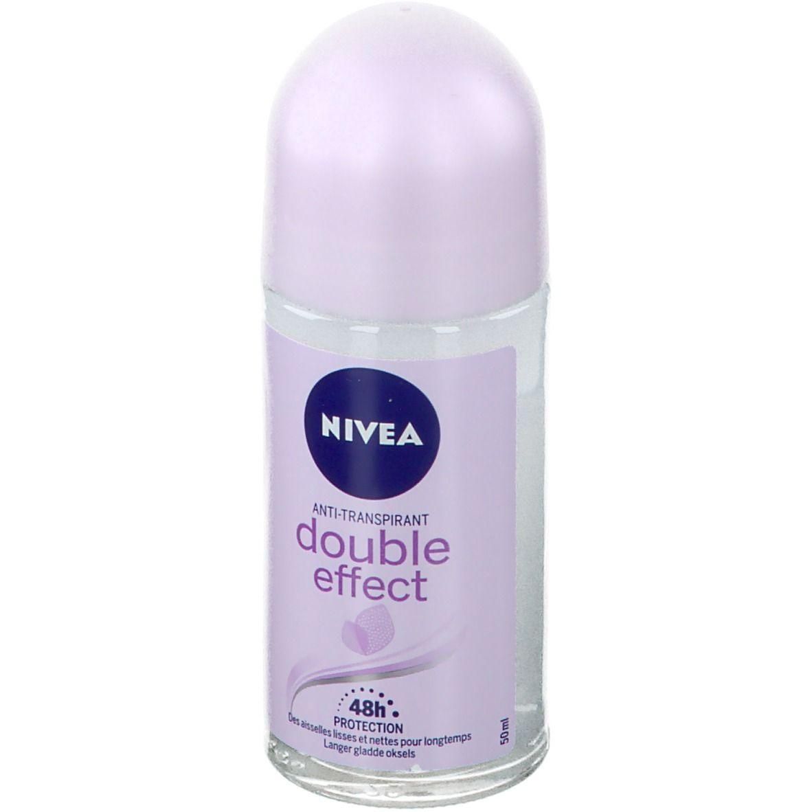 Nivea Double Effect Roll-on deodorant, 48 uur bescherming.