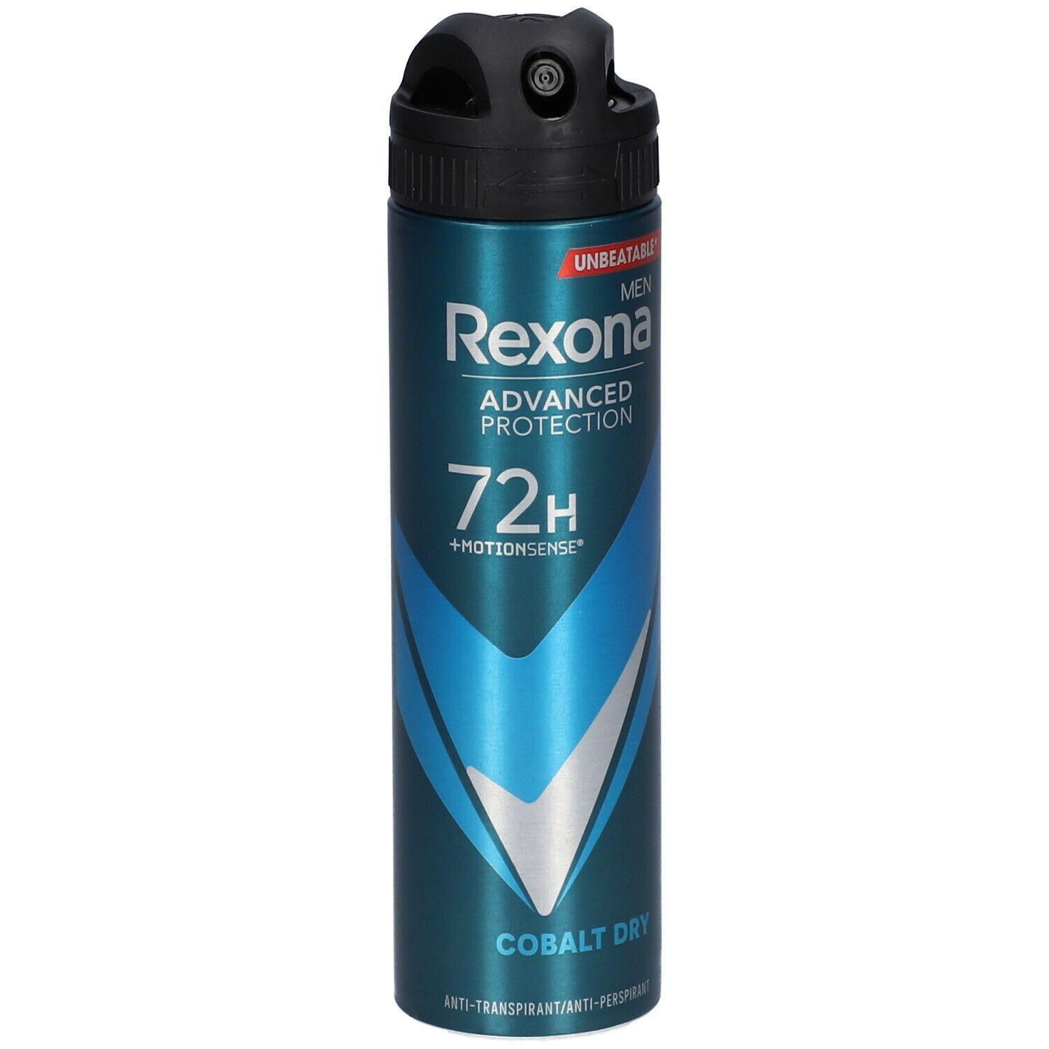 Rexona Men Deodorant Spray, 72 uur bescherming, Cobalt Dry.
