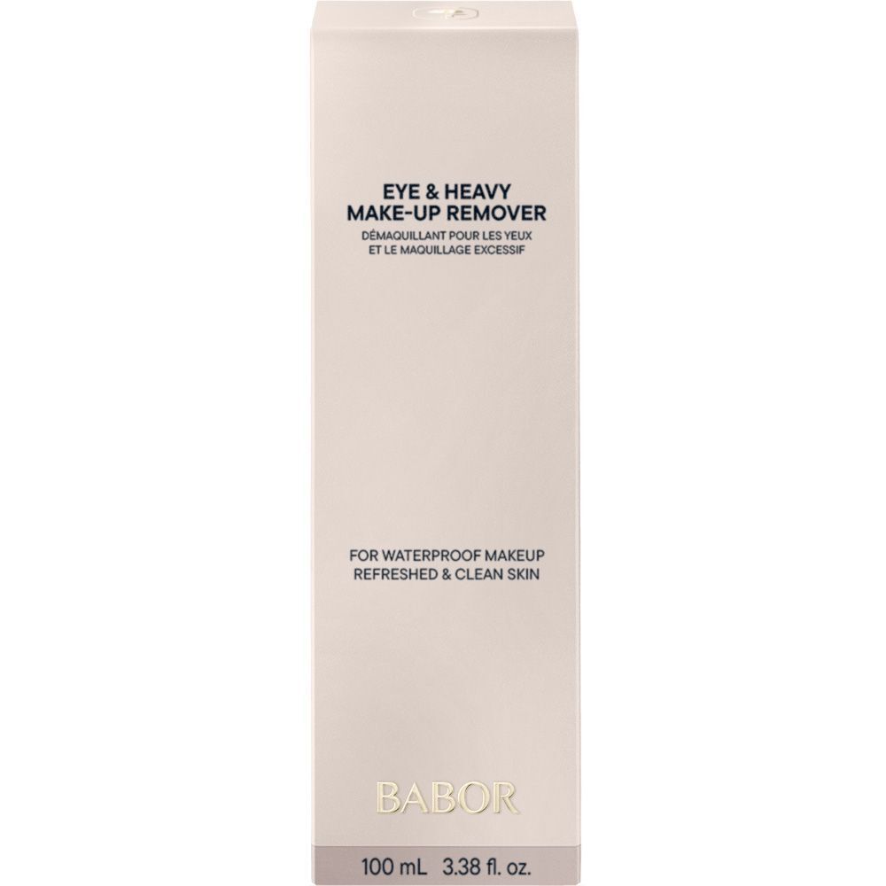 Verpakking van Babor oogmake-up remover, 100 ml.
