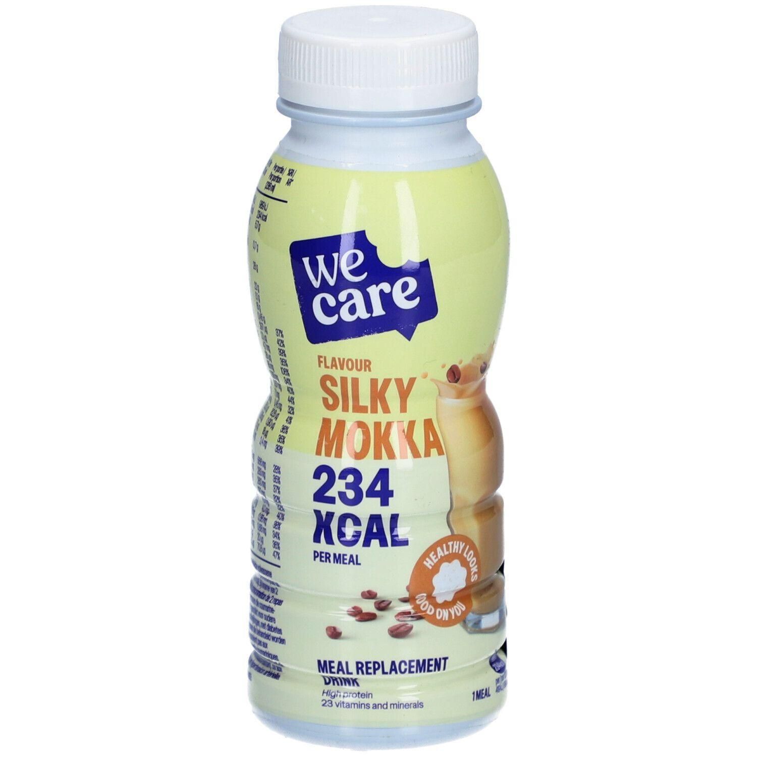 Boisson We Care Silky Mokka de substitution de repas, 234 kcal par repas.