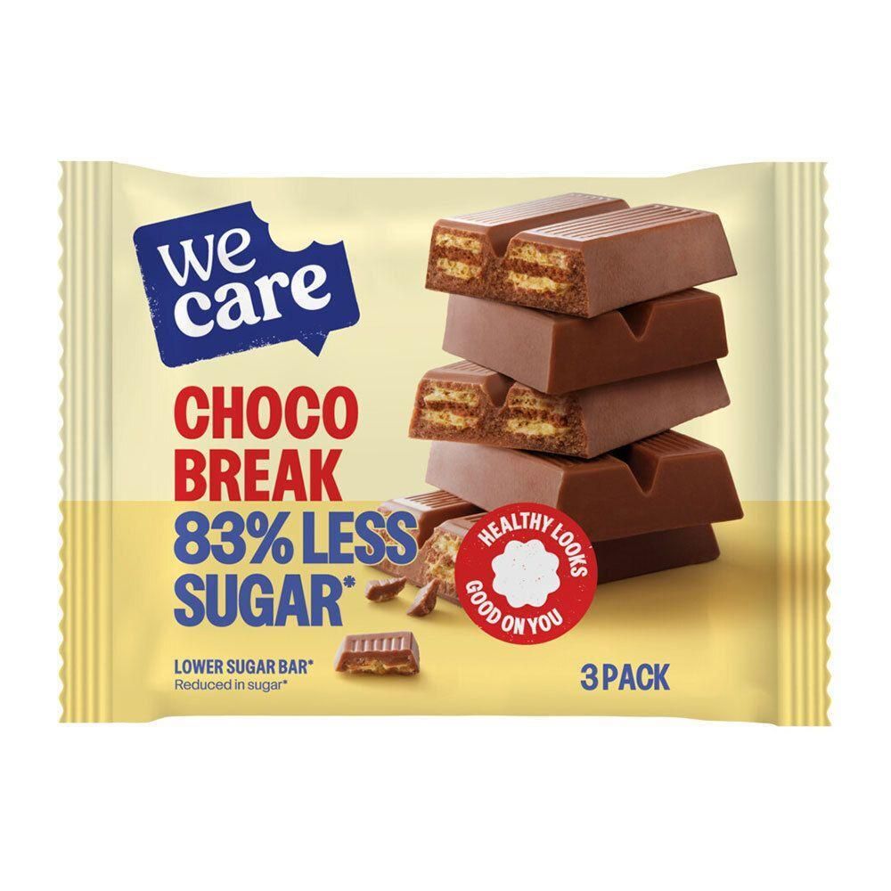 Chocoladerepen 83% minder suiker, 3 stuks.