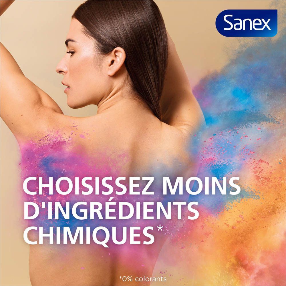 Sanex Zero%: Choisissez moins d'ingrédients chimiques.