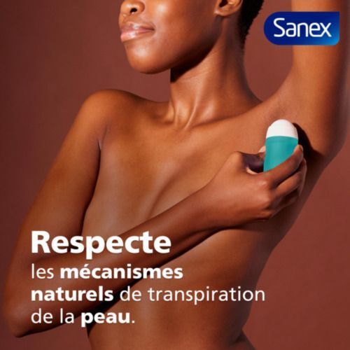 Sanex Déodorant respecte les mécanismes naturels de transpiration.