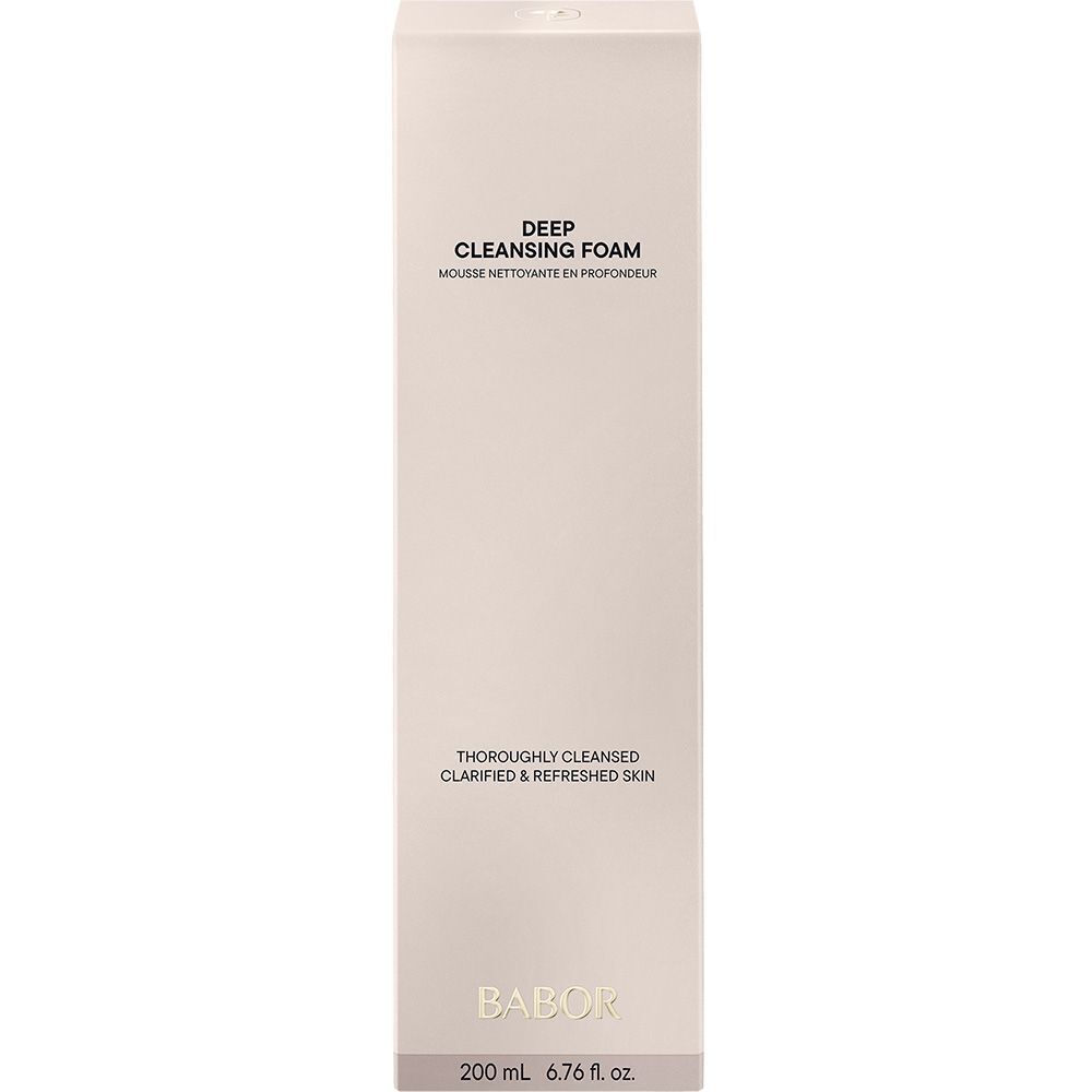 Verpakking van Babor Deep Cleansing Foam, 200 ml.