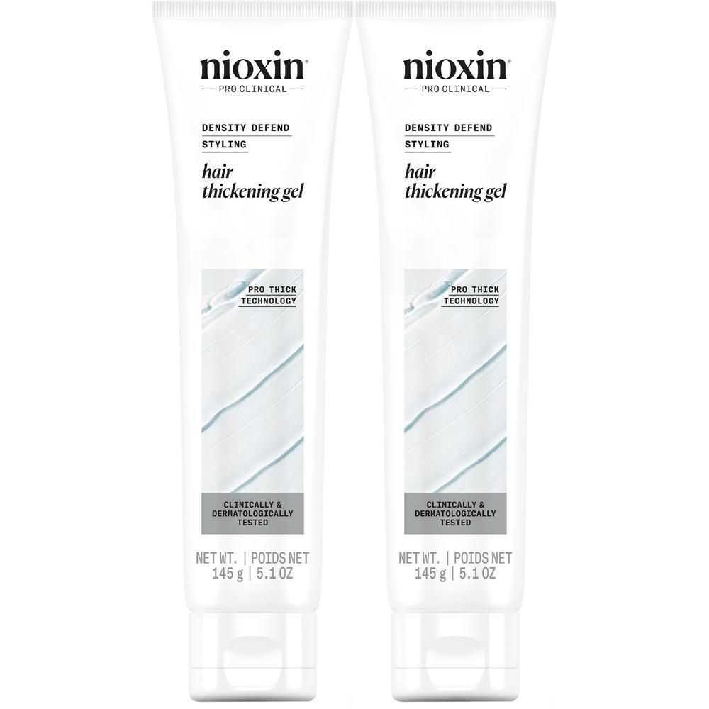 Twee Nioxin Density Defend Styling haarverdikkende gel tubes, 145g.