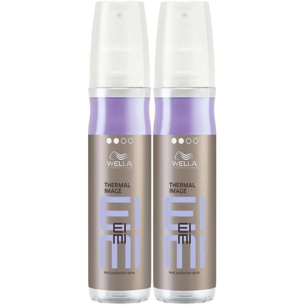Twee flacons Wella EIMI Thermal Image hittebeschermingsspray.