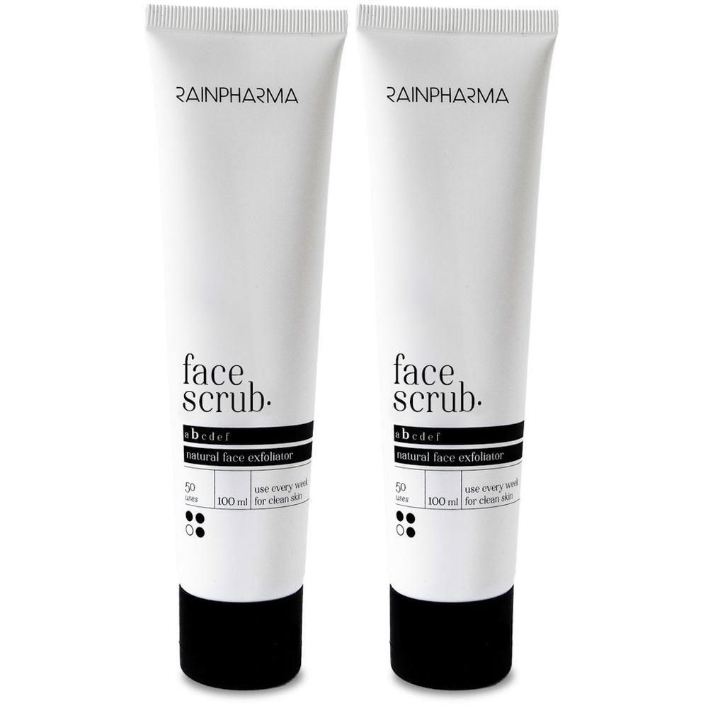 Twee tubes Rainpharma Face Scrub, 100 ml.