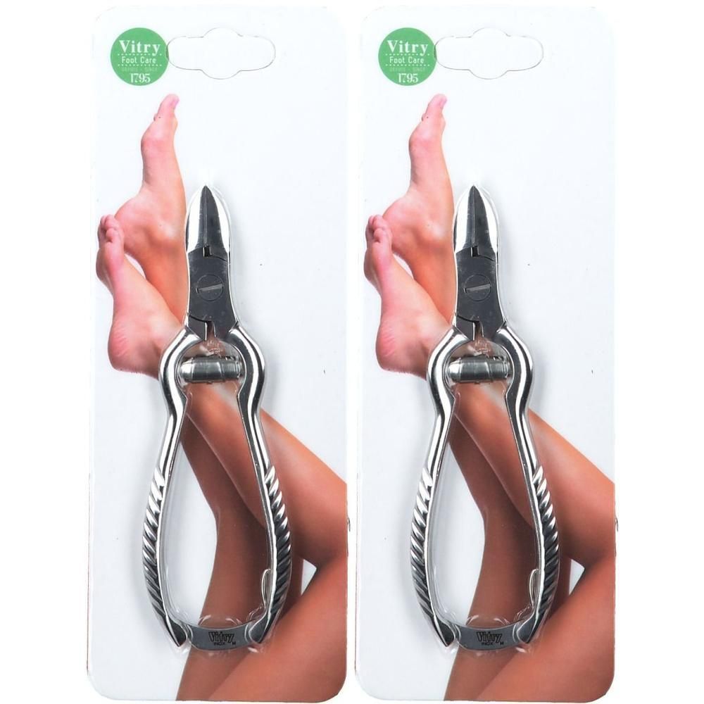 Vitry metalen teennagelknip tang met handvatten.