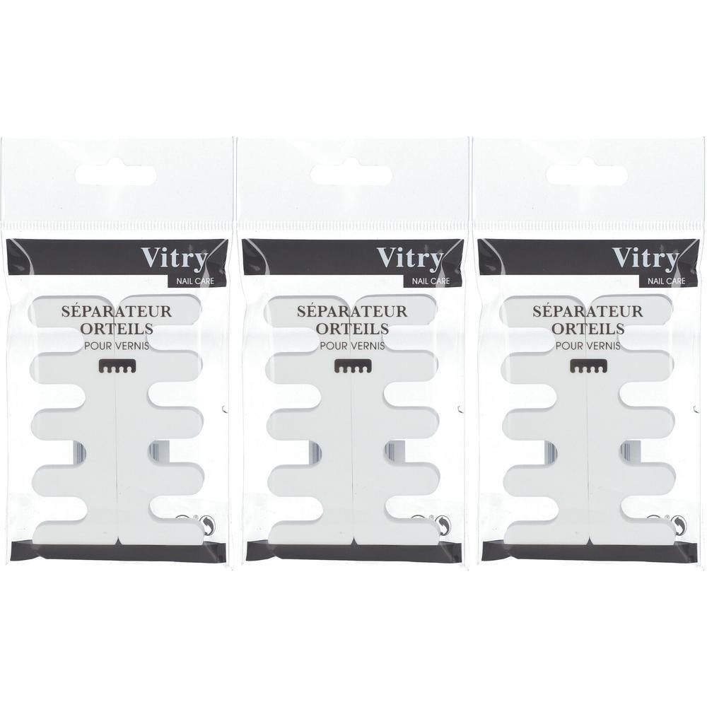 Vitry Séparateurs d'orteils pour vernis, lot de 3.