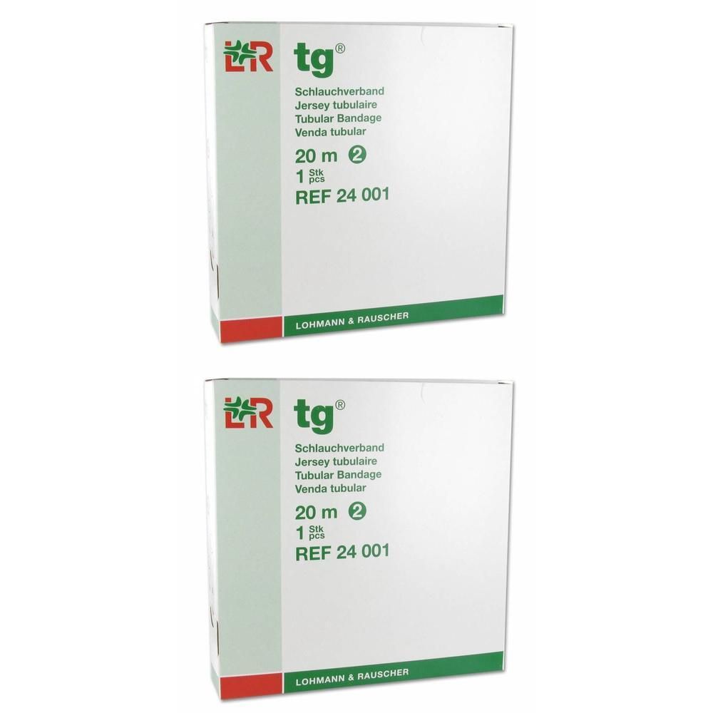 Deux boîtes de tg Jersey tubulaire, 20 m, REF 24 001.