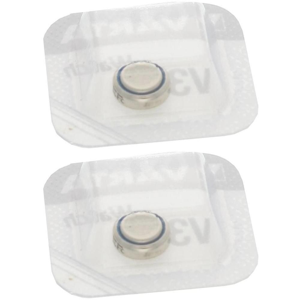 Twee Varta V377 knoopcelbatterijen in blisterverpakking.