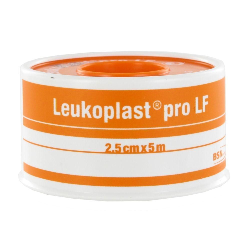 Rouleau Leukoplast® pro LF, 2,5 cm x 5 m, blanc et orange.