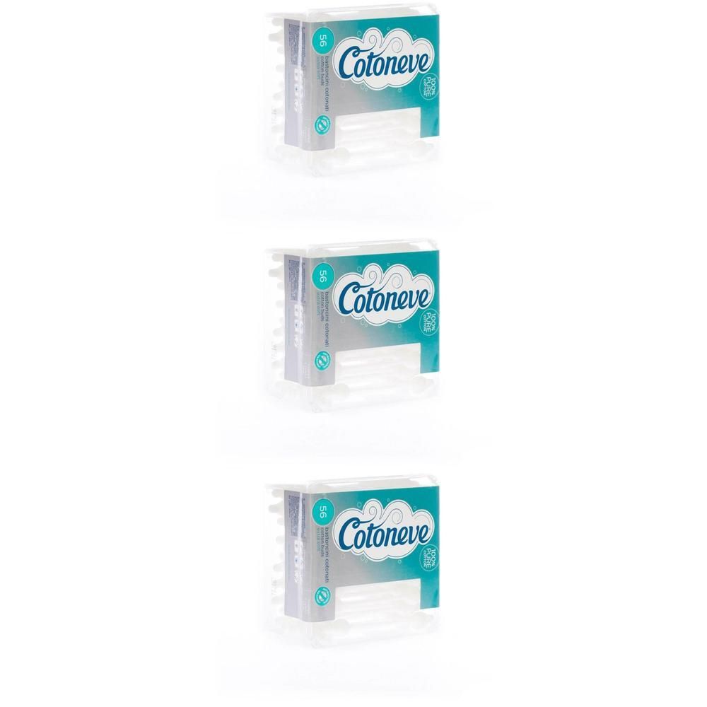 Drie pakken Cotonette Secur Coton wattenstaafjes met applicator.