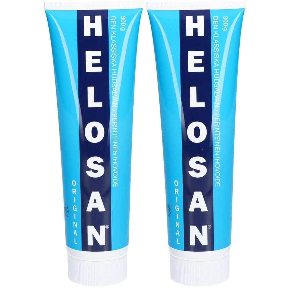 Twee tubes Helosan Original huidzalf, 300g.