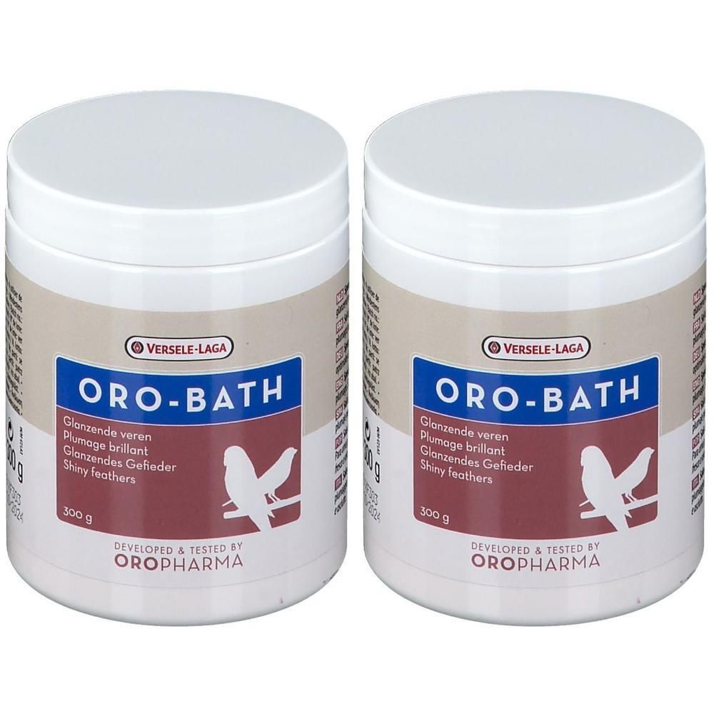 Twee potten Oro-Bath van elk 300g. Ontwikkeld en getest door Oropharma.