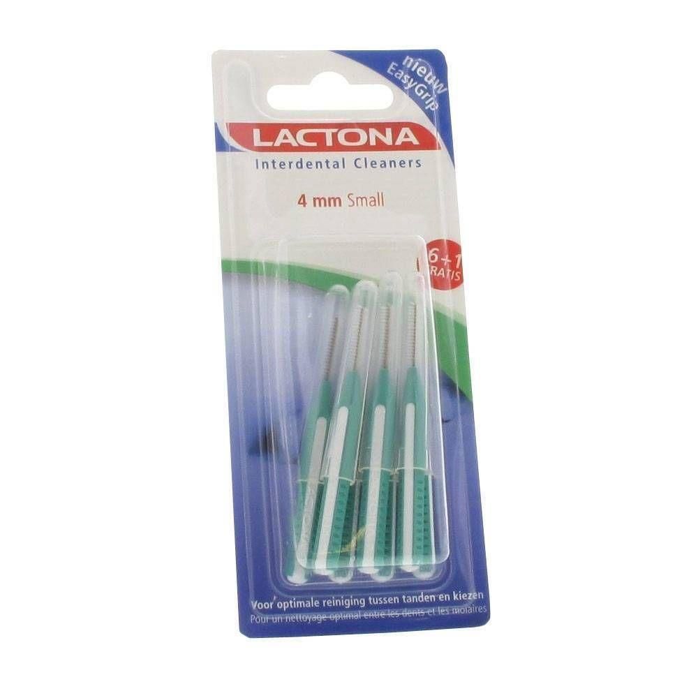 Brossettes interdentaires Lactona, 4 mm Small, lot de 6+1.