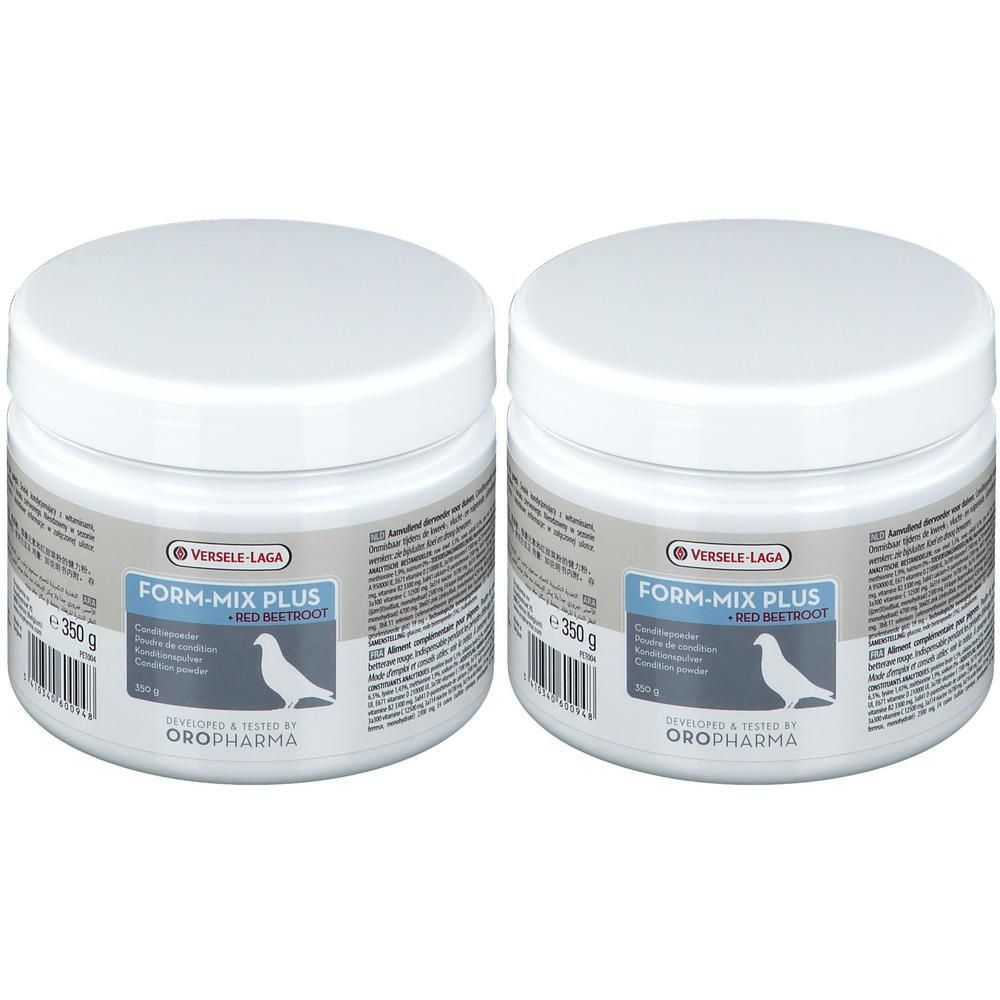 Twee potten Form-Mix Plus Rode Biet, elk 350g. Merk: Verse-Laga Oropharma.