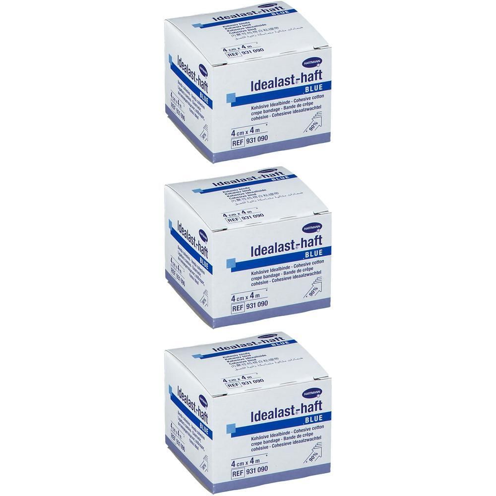 Drie dozen Hartmann Idealast-haft Blue, 4cm x 4m.
