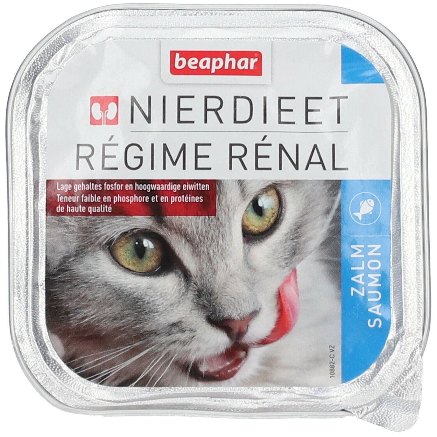 Beaphar Nierdieet Régime Rénal natvoer voor katten met zalm.