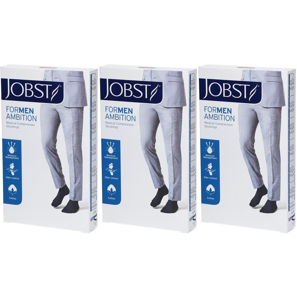 JOBST For Men Ambition Chaussettes Classe de compression 1 AD Navy Medium